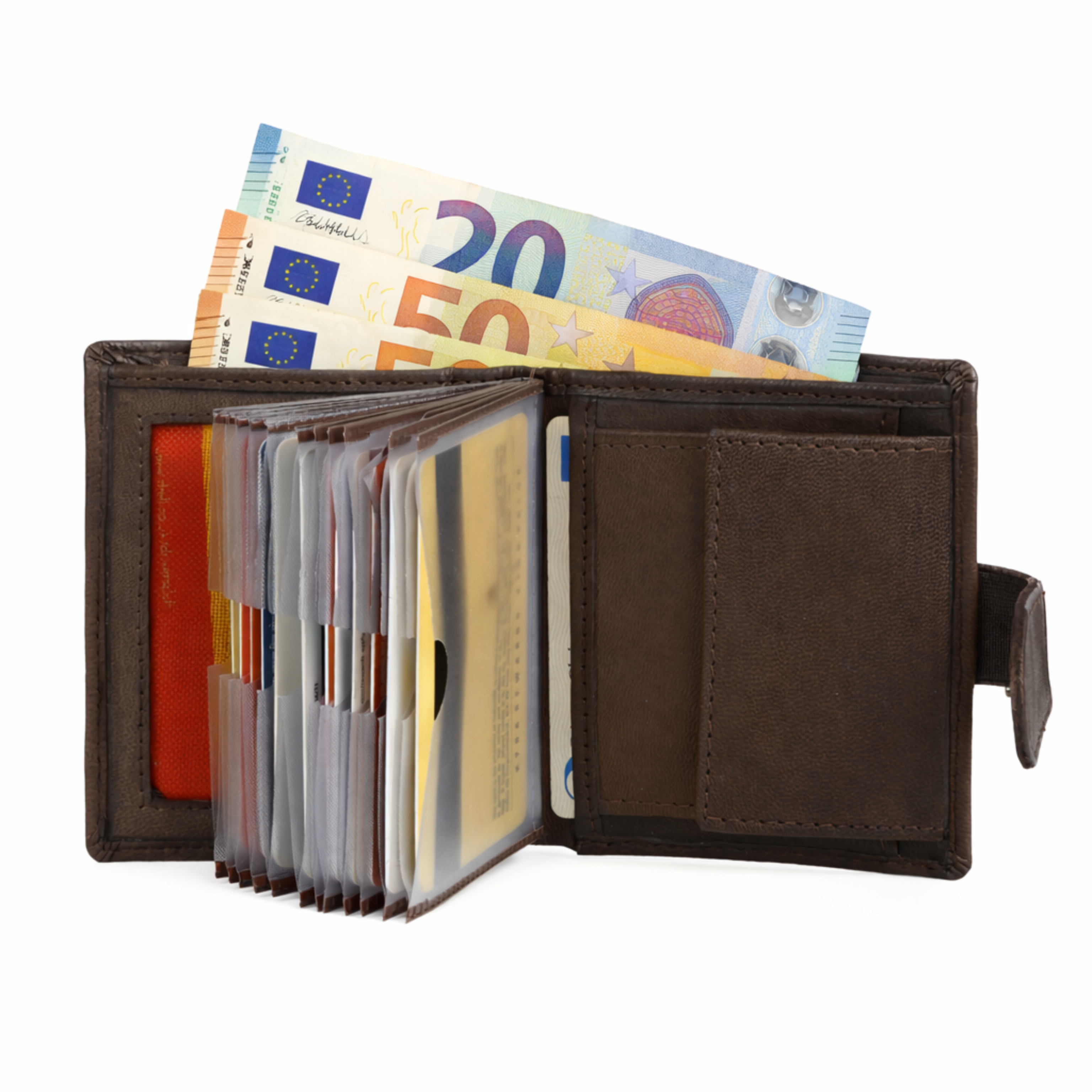 Handcrafted wallet York made from goatskin leather by GERMANUS